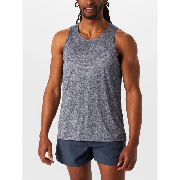 Nike DRI-FIT ADV Stride Running Athletic Tank HV5210-011 Gray Men's Medium NEW - Picture 1 of 13